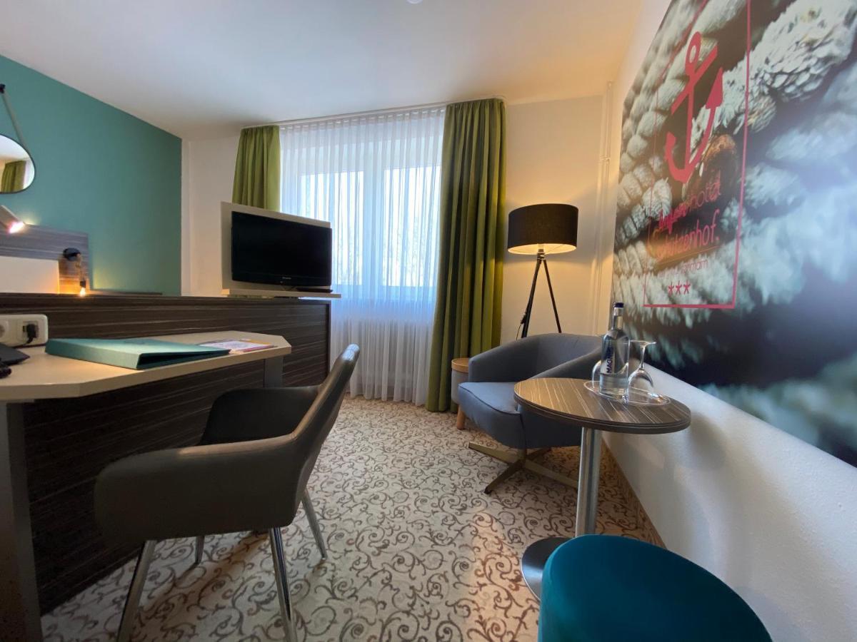 Hafen Hotel Schuetzenhof Burg auf Fehmarn Luaran gambar